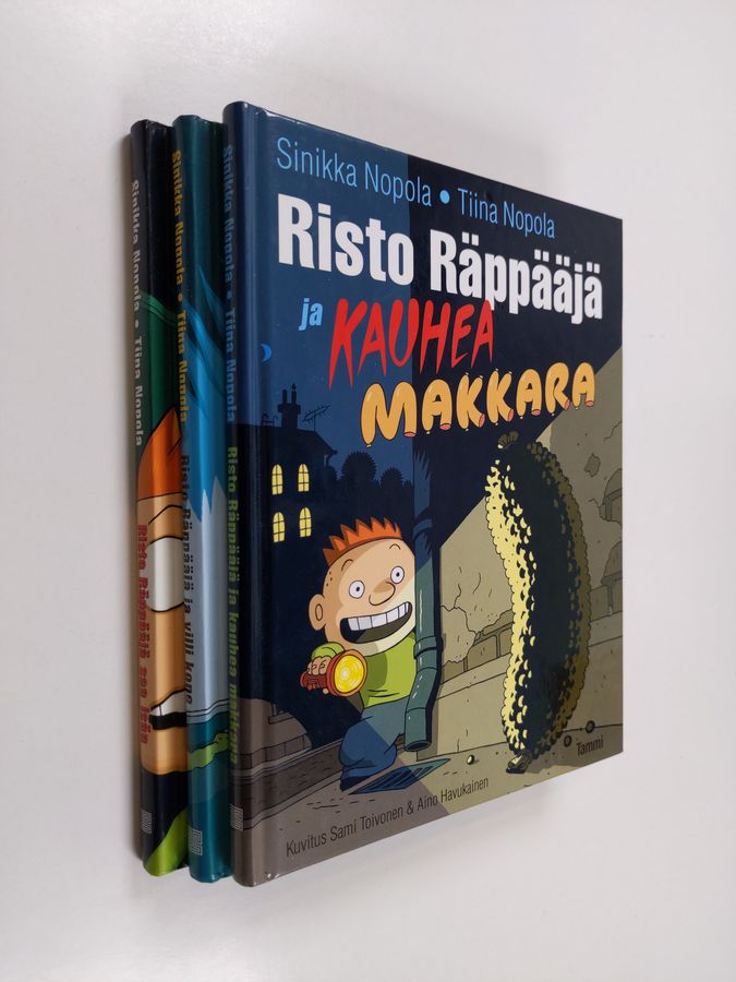 Risto Räppääjä setti 3 kirjaa