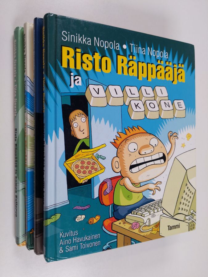 Risto Räppääjä setti 4 kirjaa