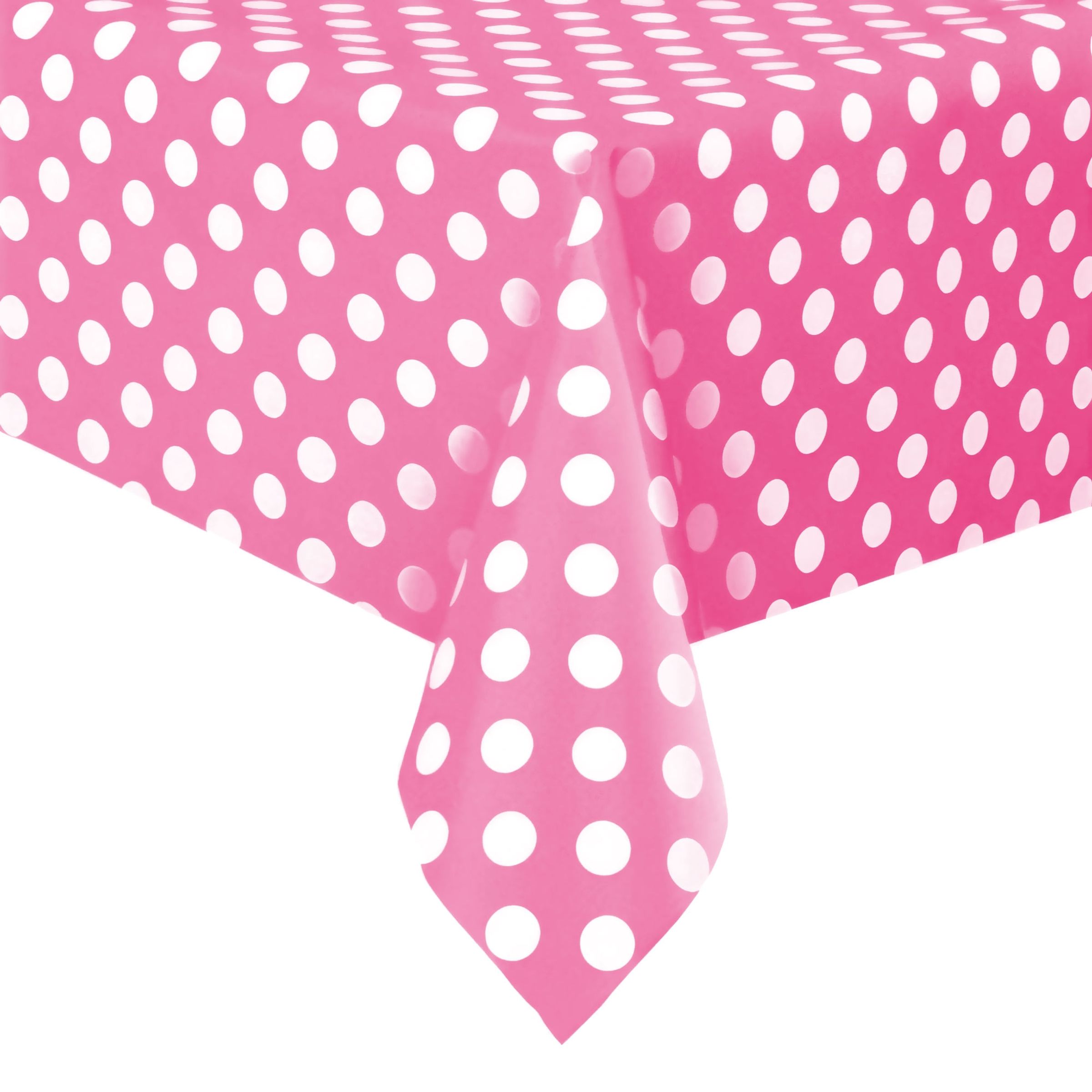 Pöytäliina Vaaleanpunainen Pilkullinen