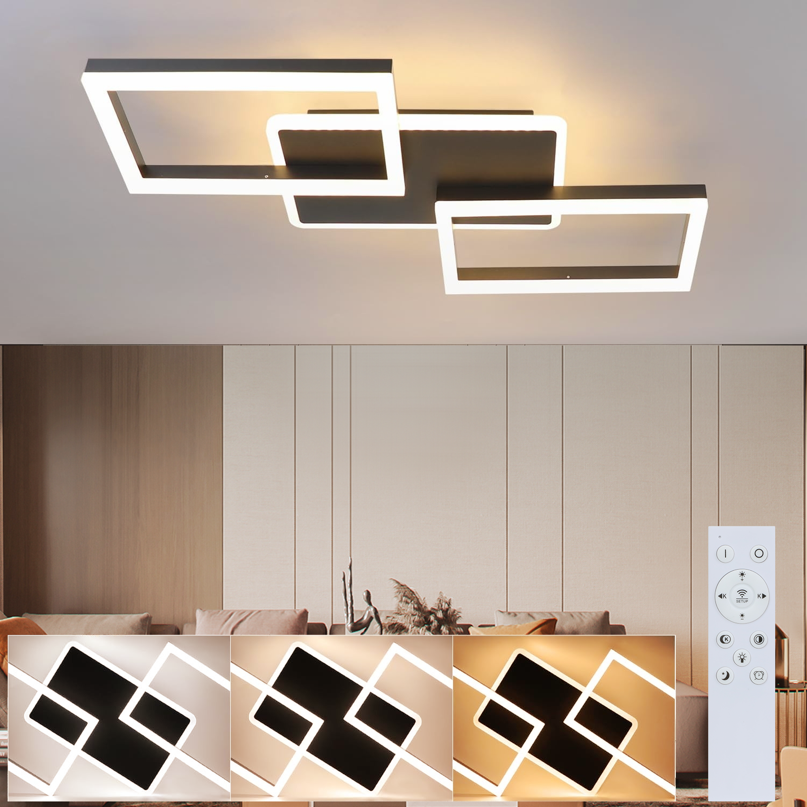 NETTLIFE LED kattovalaisin 48W musta